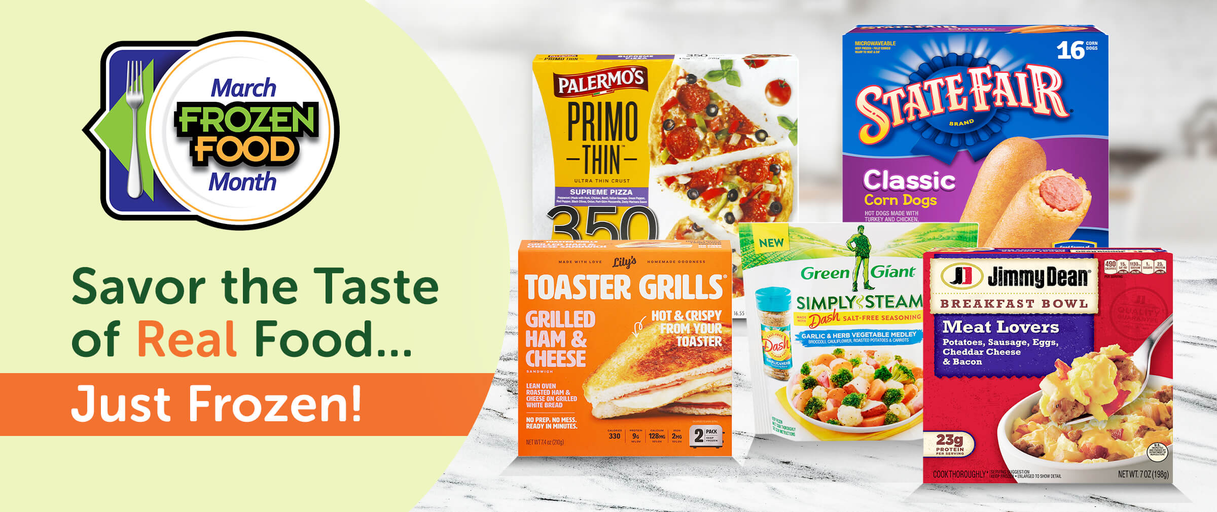 Frozen Food Month Header