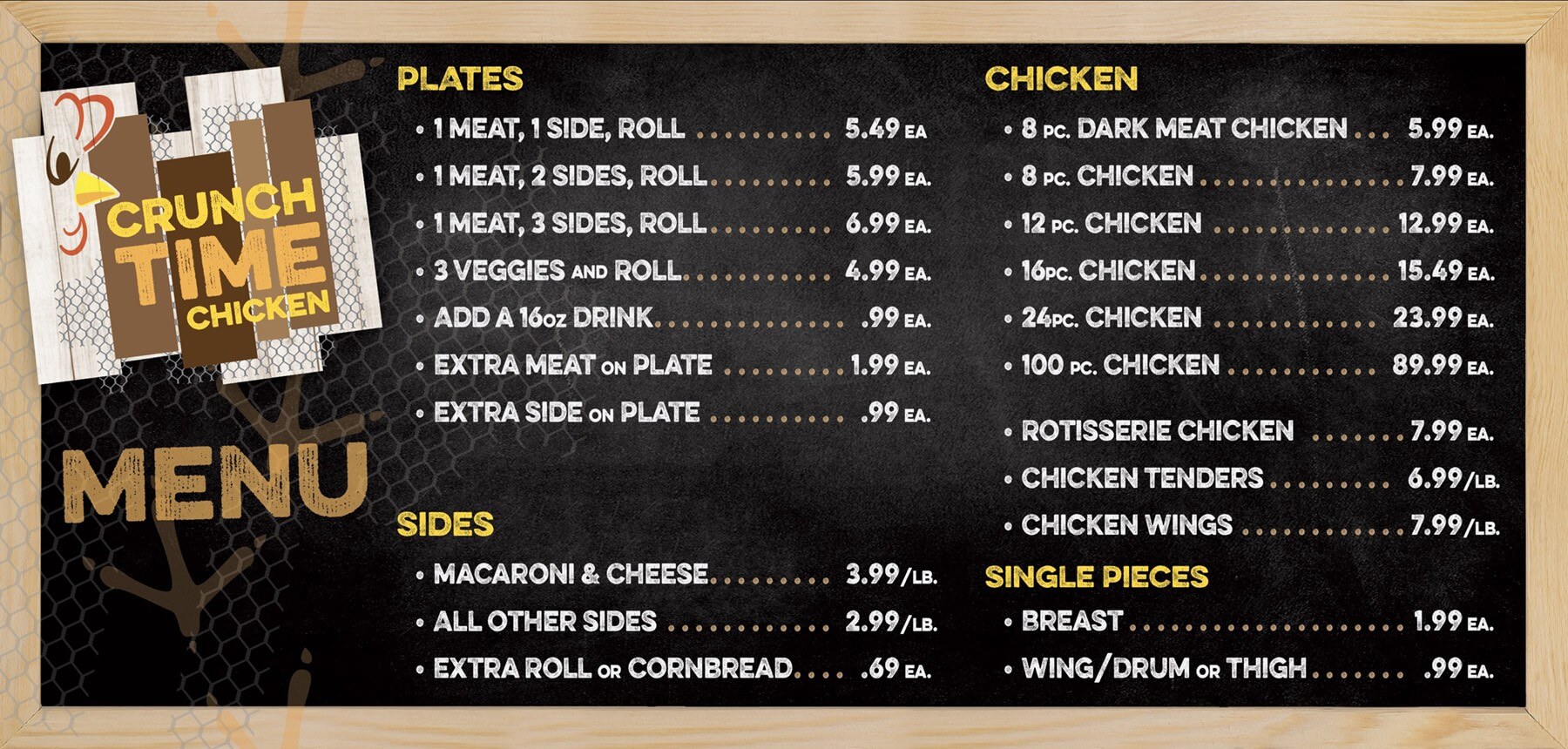 btfoodfresh CTC menu board